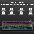 AULA F75 Pro Wireless Mechanical Keyboard,75% Hot Swappable Custom