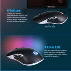 HP M280 Wired Gaming Mouse 2400 DPI (BLACK/GUN METAL)