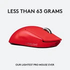 Logitech - PRO X SUPERLIGHT Lightweight Wireless Optical Gaming Mouse with HERO