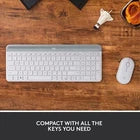 Logitech MK470 Slim Wireless Keyboard and Mouse Combo - Off White