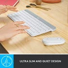 Logitech MK470 Slim Wireless Keyboard and Mouse Combo - Off White